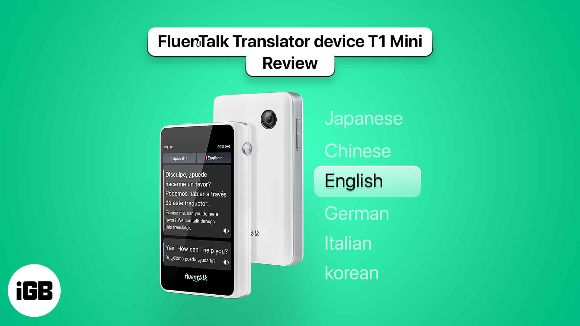 Detailed review on fluentalk translator device t1 mini