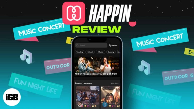 Happin local events friends ios app review