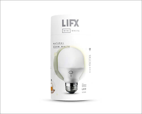 HomeKit Enabled White Smart LED Light Bulb from LIFX