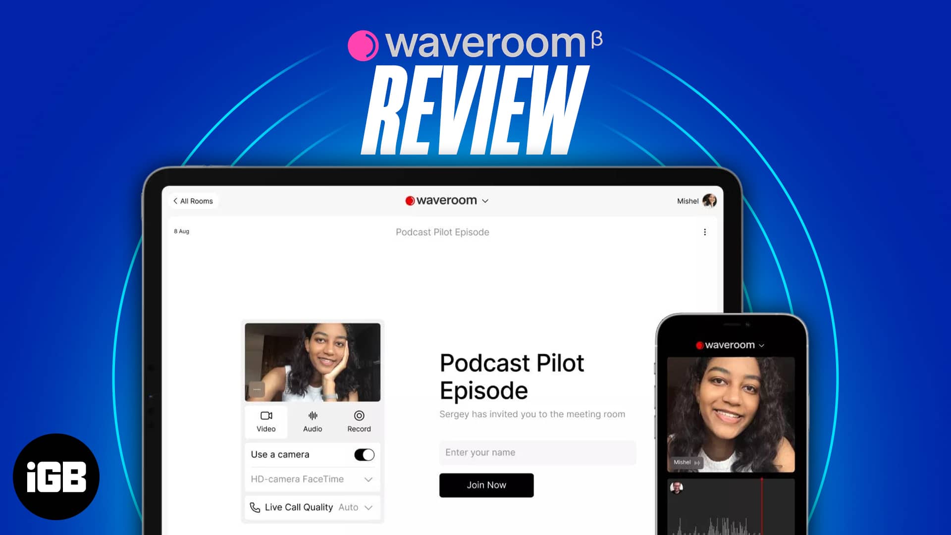 How to use waveroom to record and edit videos from any browser