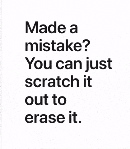 Erase written text with apple pencil erase written text with apple pencil
