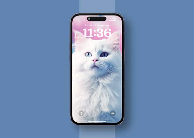 543468060 10 Beautiful kitten depth effect wallpaper for iPhone