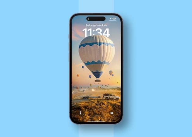 543468079 7 Fire Balloon cool Depth Effect wallpaper