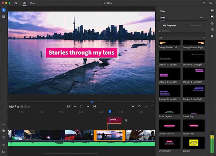 Adobe premiere rush video editing software for youtube Adobe Premiere Rush Video Editing Software for YouTube
