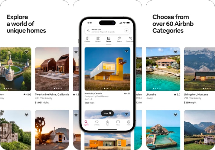 Airbnb best food and travel iphone app Airbnb best food and travel iPhone app