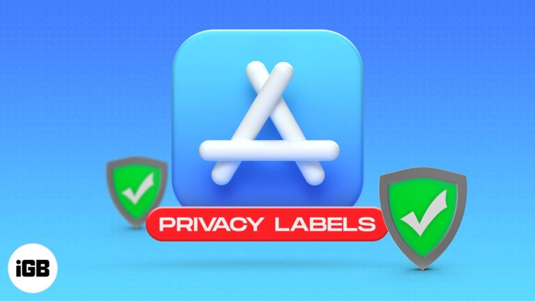 Apple app store privacy labels