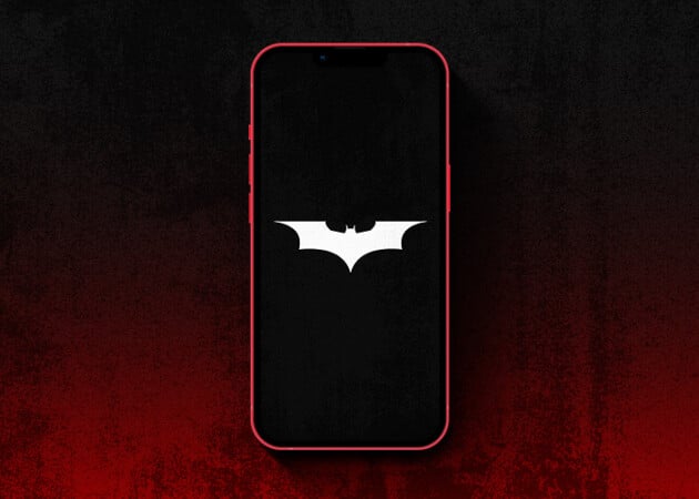 Batman logo iphone wallpaper 630x450 1 Batman logo iPhone wallpaper
