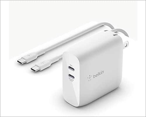 Belkin boostcharge usb c 68w gan wall charger with dual ports Belkin Boost 68W USB-C charger