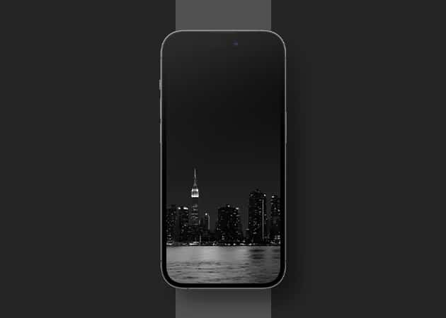 Black cityscape iphone wallpaper 1 Black cityscape iPhone wallpaper
