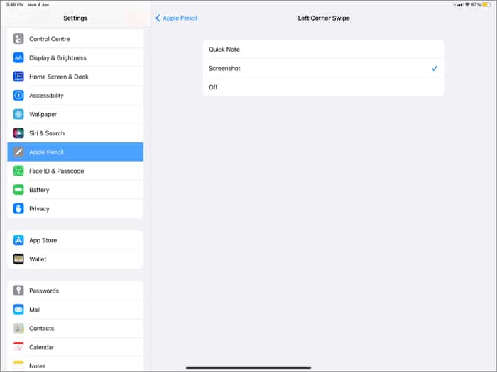 Change apple pencil quick gestures Change Apple Pencil quick gestures