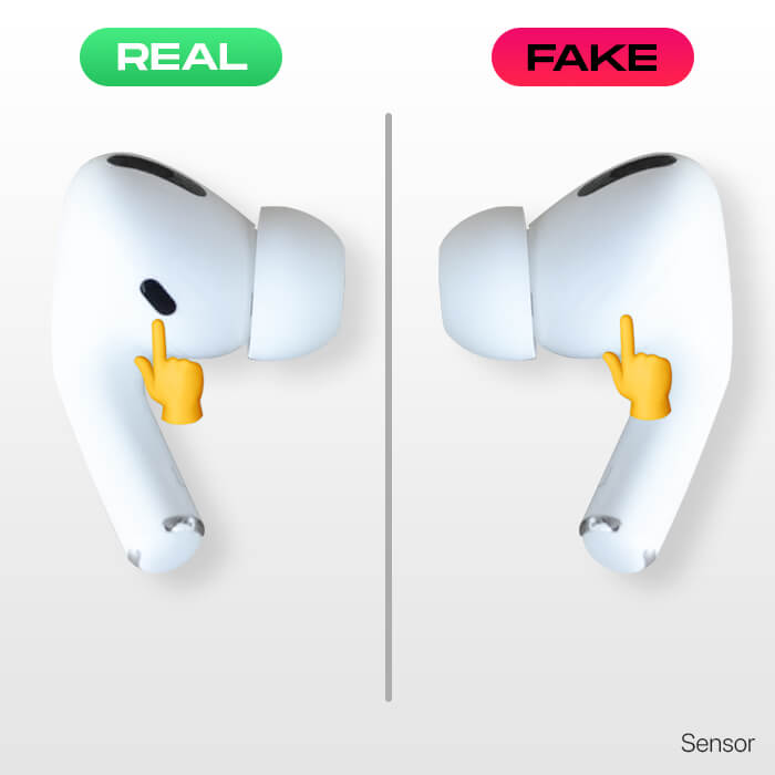 Check sensor to spot fake airpods pro Check Sensor to spot fake AirPods Pro