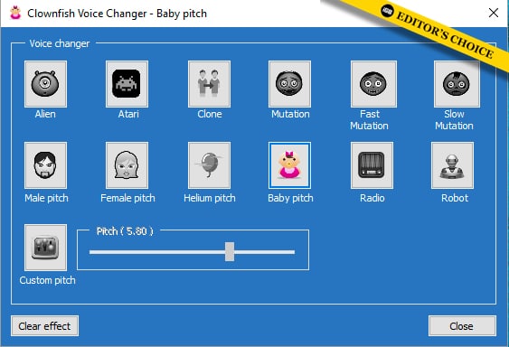 Clownfish Voice Changer for Mac