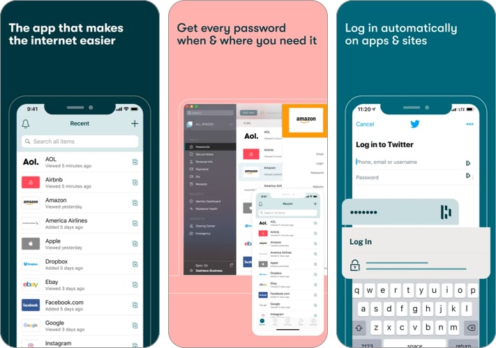 Dashlane best security iPhone app