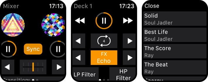 Djay dj app ai mixer apple watch music app screenshot djay - dj app & ai mixer apple watch music app screenshot