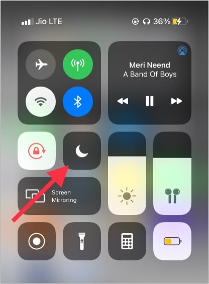 Ensure do not disturb is off on iphone Ensure Do Not Disturb is off on iPhone