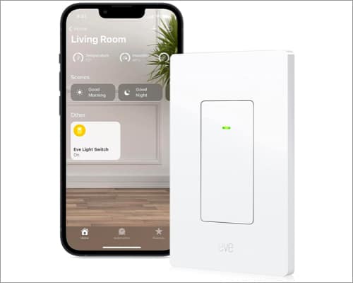 Eve light switch connected wall switch Eve Light Switch