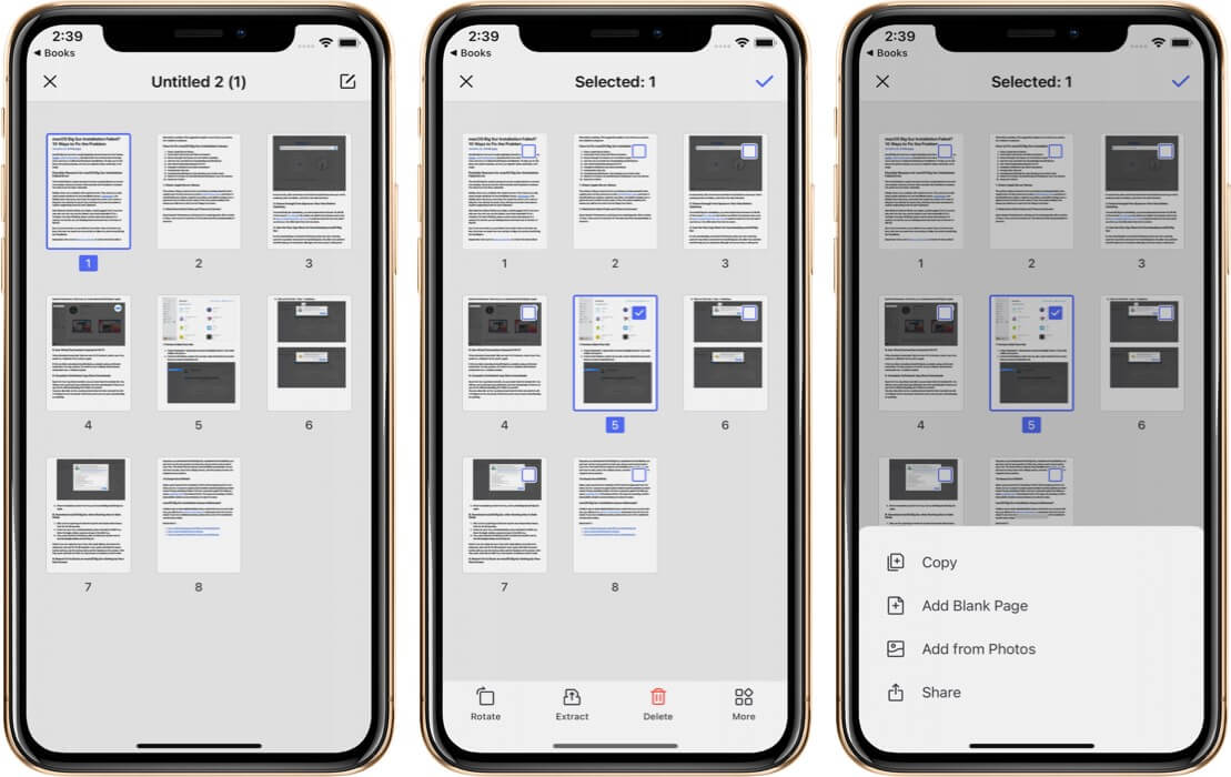 Extract select pages from pdf using pdfelement pro app on iphone Extract Select Pages from PDF Using PDFelement Pro App on iPhone