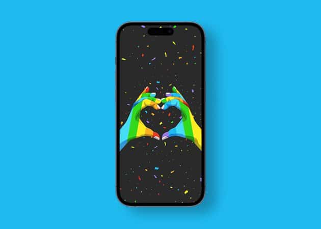 Finger heart pride month hd wallpaper 630x450 1 Finger heart Pride Month HD wallpaper