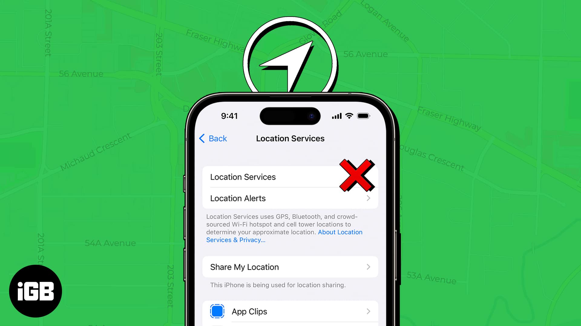 Fix location services not working on iphone