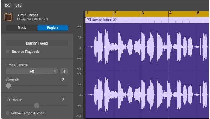 Garageband audio editor screenshot garageband audio editor screenshot