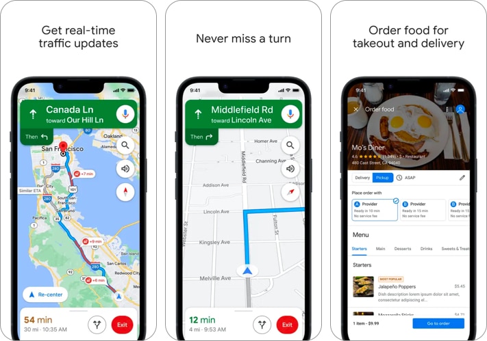 Google maps best food and travel iphone apps Google Maps best food and travel iPhone apps