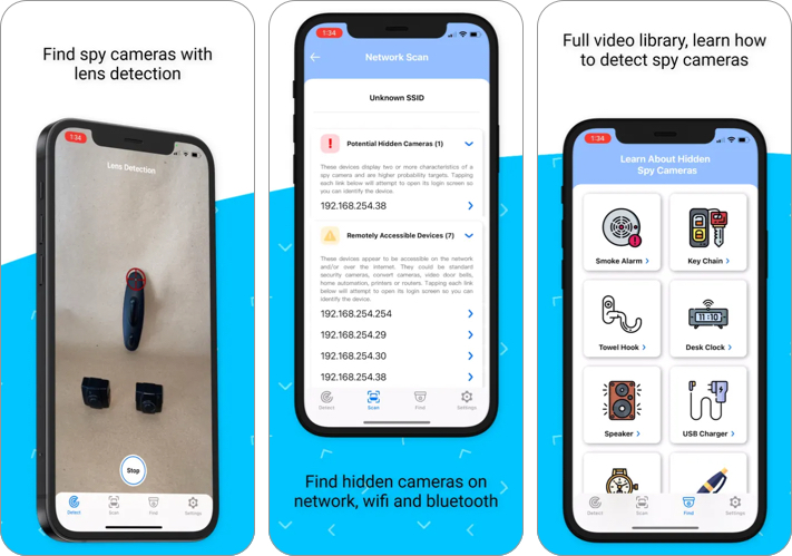 Hidden camera detector app for iphone Hidden camera detector app for iphone