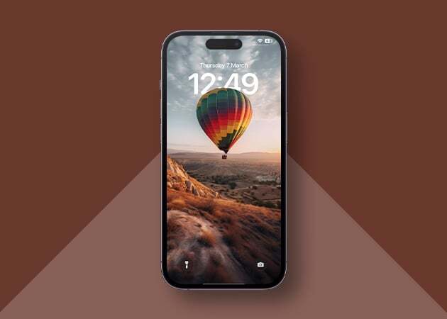 Hot air balloon 4k depth effect background Hot air balloon 4K depth effect background