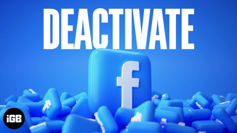 How to deactivate or delete facebook account