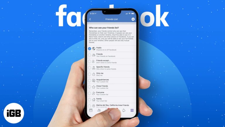 How to hide your facebook friends list on iphone ipad and mac