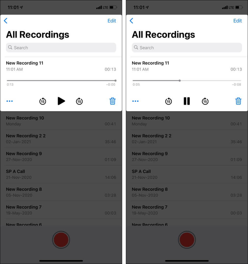 How to play recorded voice memo 1 How to play recorded voice memo