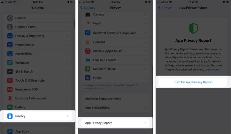 How to turn on app privacy report 776x450 1 How to turn on App Privacy Report