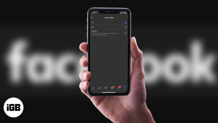 How to turn on facebook dark mode on iphone and ipad