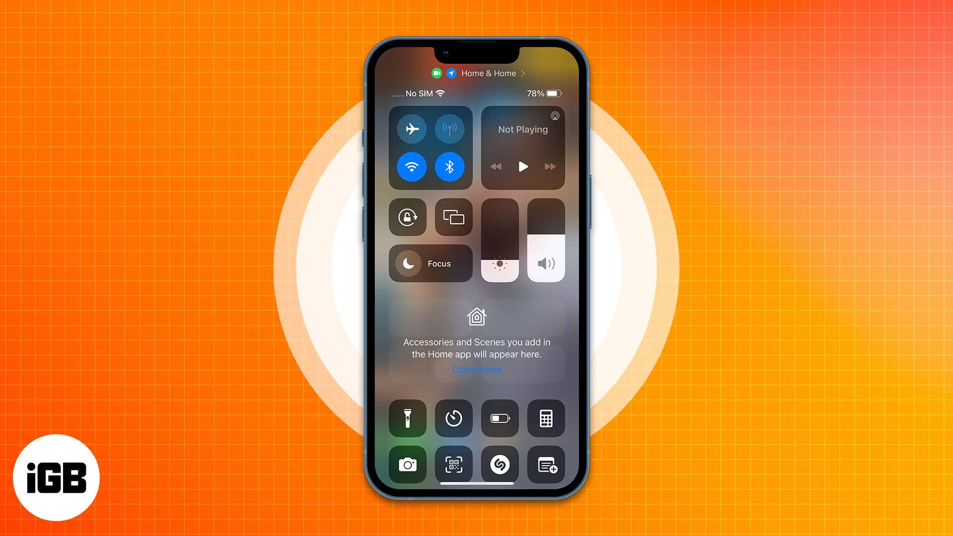How to use control center in ios 16 on iphone