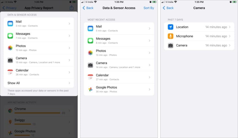How to view app privacy report data sensor access 776x450 1 How to view App Privacy Report Data & Sensor Access