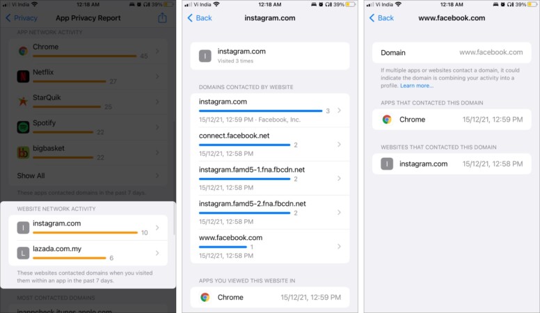 How to view app privacy report website network activity 776x450 1 How to view App Privacy Report Website Network Activity