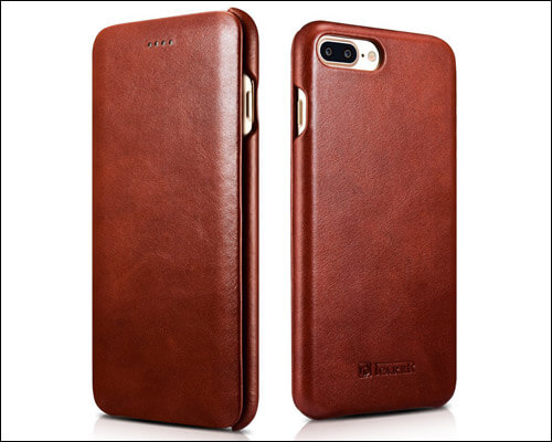 Icarercase iphone 7 plus leather folio case