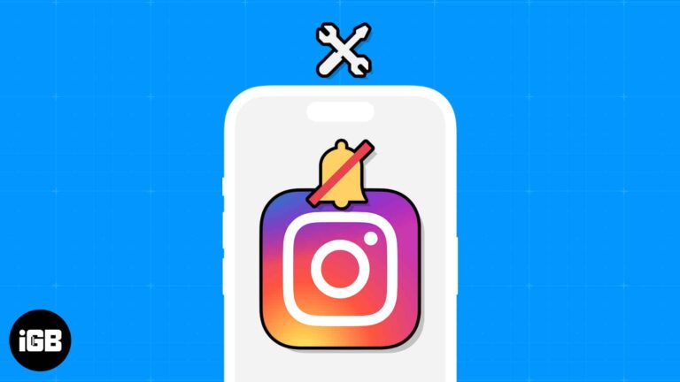 Instagram notifications not working on iphone