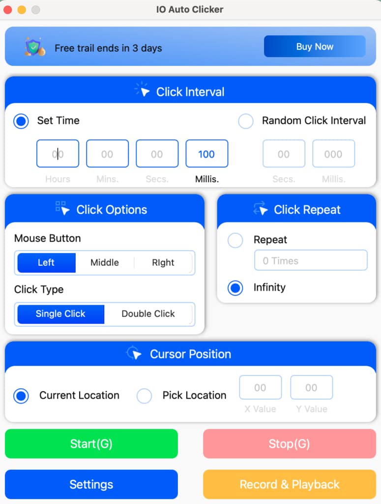 Io auto clicker for mac IO Auto Clicker for Mac