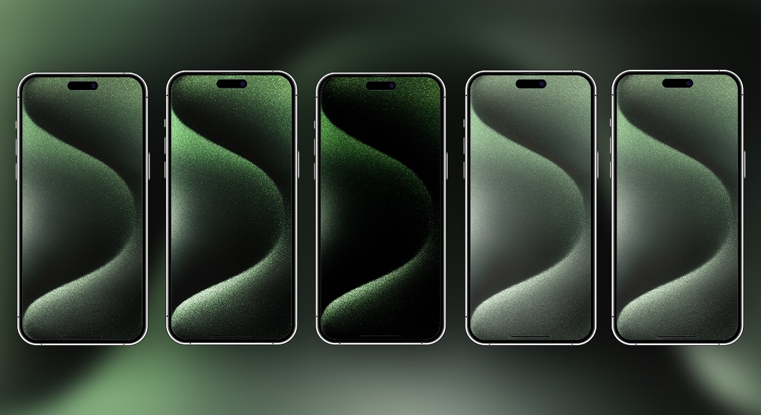 Iphone 15 pro and pro max green wallpaper iPhone 15 Pro and 15 Pro Max Green Wallpaper