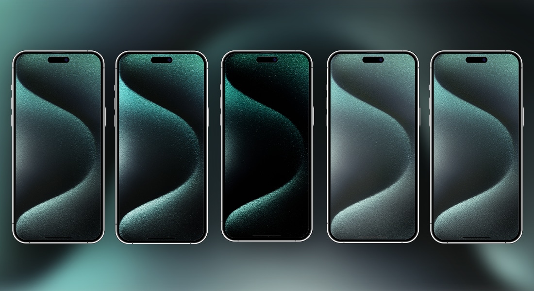 Iphone 15 pro and pro max turquoise wallpaper iPhone 15 Pro and 15 Pro Max Turquoise Wallpaper