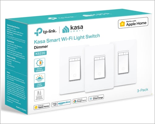 Kasa apple homekit smart dimmer switch Kasa Smart Dimmer Switch