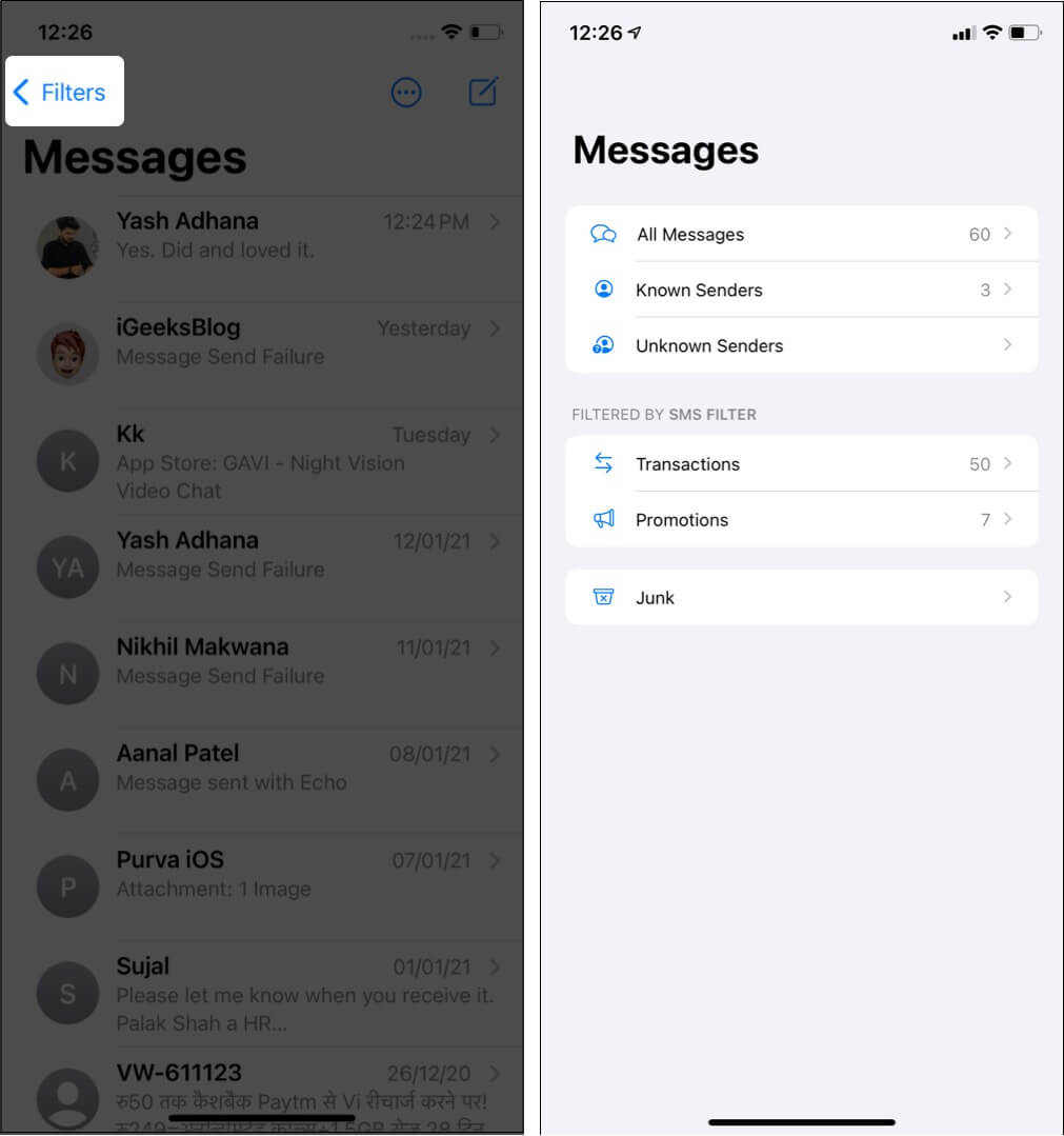 Learn about imessage filters Learn about iMessage Filters
