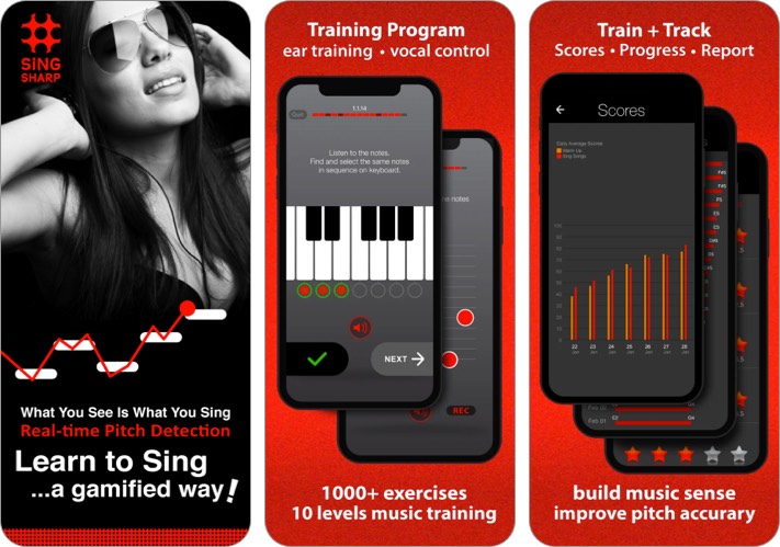 Learn to sing iphone and ipad app screenshot 1 learn to sing iphone and ipad app screenshot