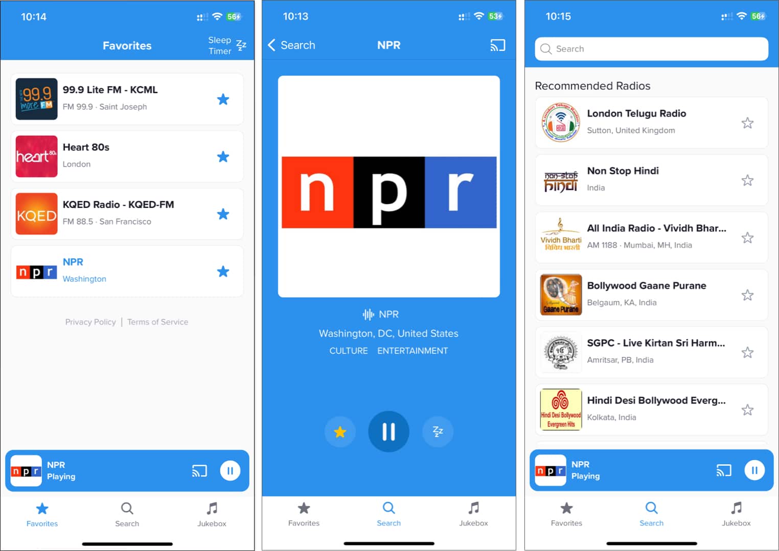 Live stations feature in simple radio ios app Live Stations Feature in Simple Radio iOS app