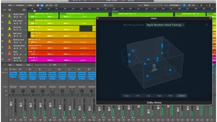 Logic pro audio editing software screenshot Logic Pro audio editing software Screenshot