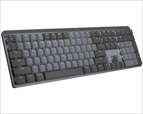 Logitech MX Mechanical Wireless Illuminated Performance Keyboard, Tactile Quiet Switches, Backlit Keys