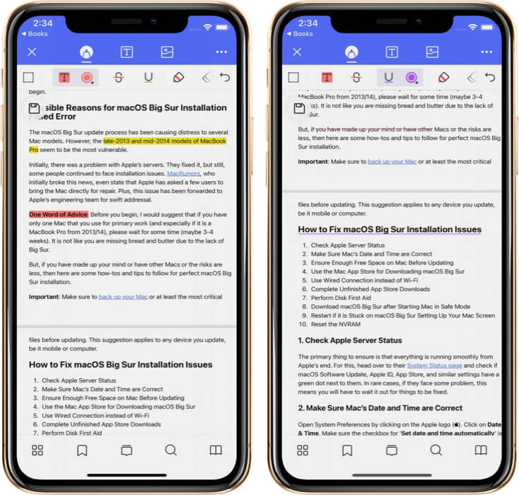 Make strikethrough and underline in pdf using pdfelement pro app Make Strikethrough and Underline in PDf Using PDFelement Pro App
