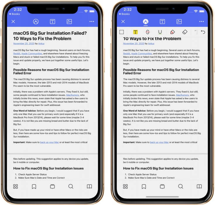 Marking up and annotating pdf in pdfelement pro app on iphone Marking Up and Annotating PDF in PDFelement Pro App on iPhone