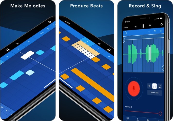 Medly iphone and ipad music editor app screenshot Medly iPhone and iPad Music Editor App Screenshot
