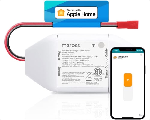 Meross msg100 smart garage door opener remote meross MSG100 Smart Garage Door Opener Remote